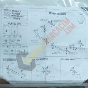 Captur Yan Basamak Takımı 7711823872