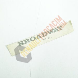 Elize Grisi Broadway Bagaj Yazısı Koyu 7702247232