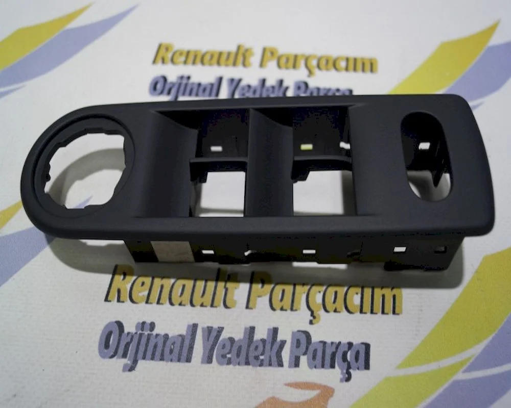 Clio 4 Sol Cam Düğme Çerçevesi Siyah 809619947R