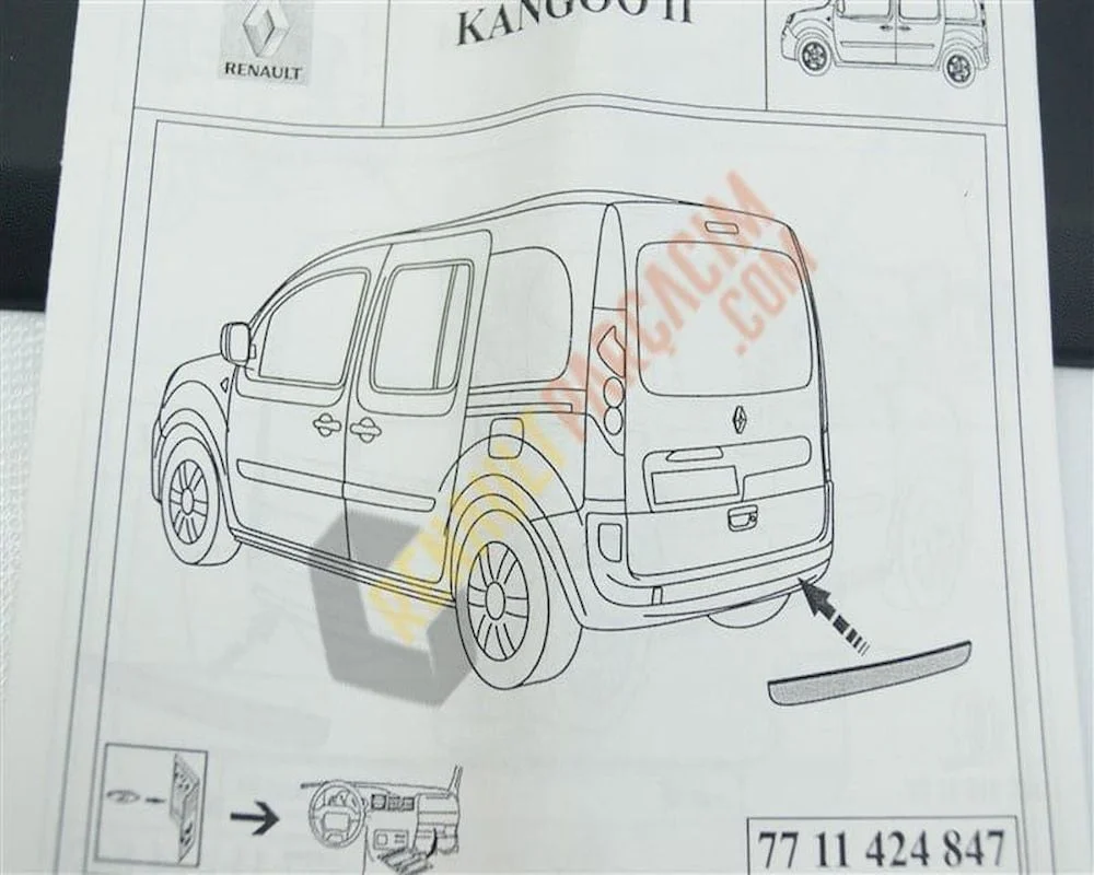 Kangoo 3 Bagaj Kapak Bandı 7711424847