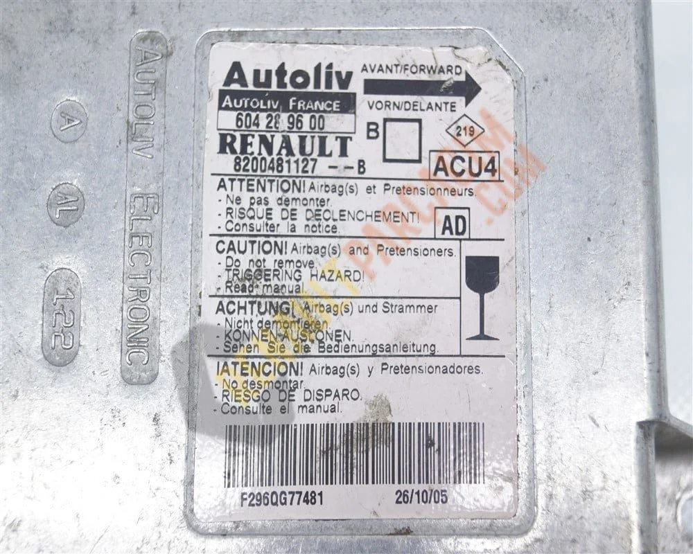 Megane 2 Airbag Beyni 8200481127